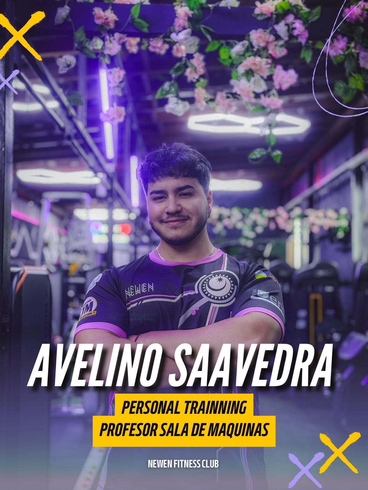 Avelino Saavedra, personal training de Newen Fitness Club